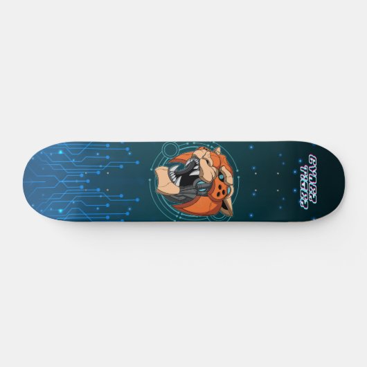 Cyber Tiger | Persoonlijk Skateboard (Horizontaal)