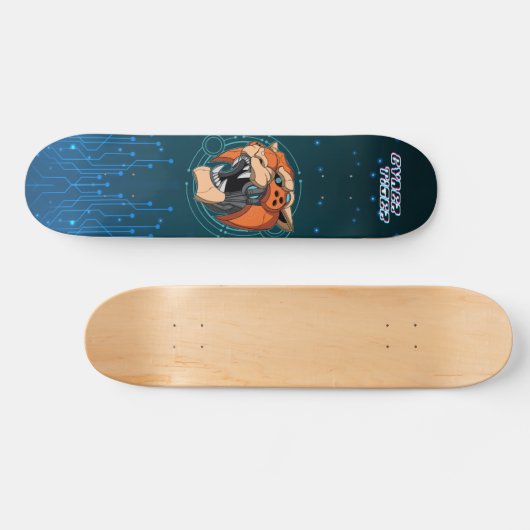 Cyber Tiger | Persoonlijk Skateboard (Horizontaal)