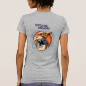 Cyber Tiger | Slank voor vrouwen T-shirt (Achterkant)