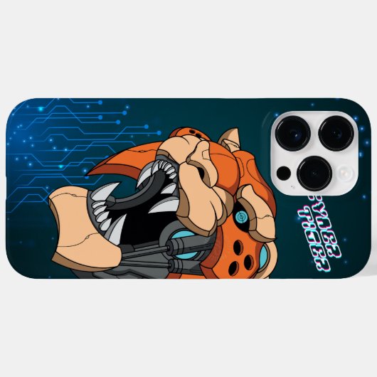 Cyber Tijger | Case-Mate iPhone Case (Achterkant (horizontaal))