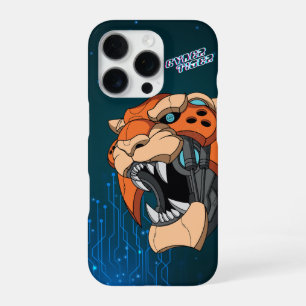 Cyber Tijger iPhone 16 Pro Hoesje