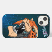 Cyber Tijger | iPhone Hoesje (Achterkant horizontaal)