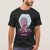 Cyber Urban Sci Fi Robot T-shirt (Voorkant)