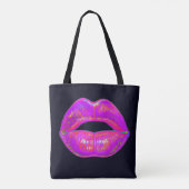 Cyber Venus Lips - My Lips R 4 U Tote Bag (Achterkant)