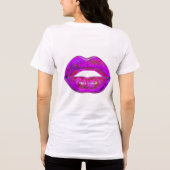 Cyber Venus Lips - My Lips R 4 U Tri-Blend Shirt (Achterkant)