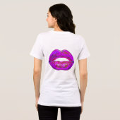 Cyber Venus Lips - My Lips R 4 U Tri-Blend Shirt (Achterkant volledig)