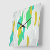 Cyber Wall Square Wall Clock Vierkante Klok (Hoek)