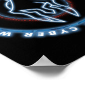 CYBER WARRIOR BADGE SEAL POSTER (Hoek)
