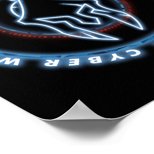 CYBER WARRIOR BADGE SEAL POSTER (Hoek)