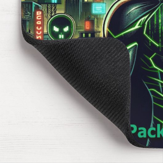 Cyber Warrior Custom Mousepad Muismat (Hoek)
