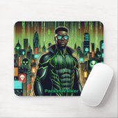 Cyber Warrior Custom Mousepad Muismat (Met muis)