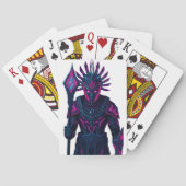 Cyber Warrior Poker Kaart (Achterkant)