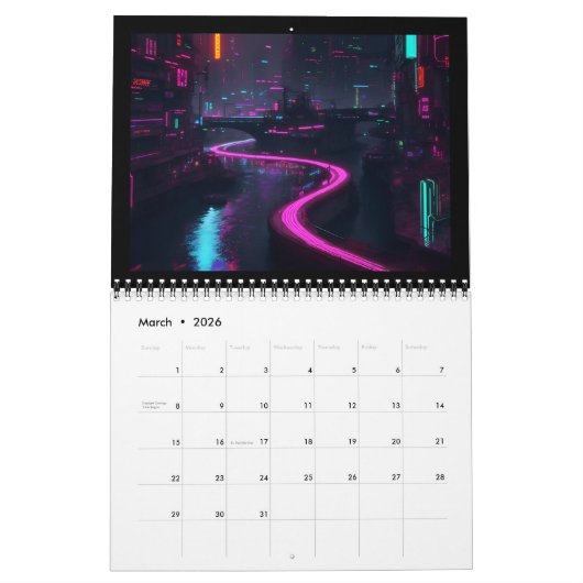 Cyber World Kalender (Mar 2026)