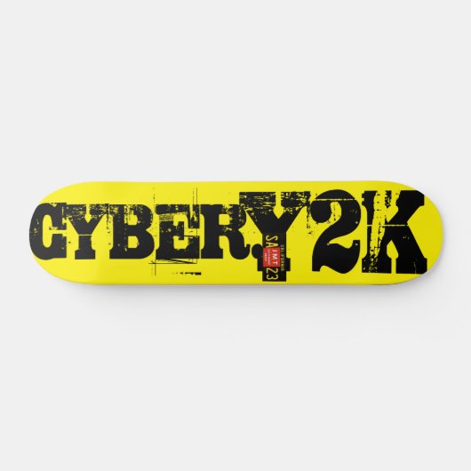 CYBER Y2K 7 3/4-inch skateboard deck (Horizontaal)