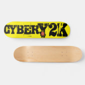 CYBER Y2K 7 3/4-inch skateboard deck (Horizontaal)