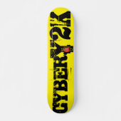 CYBER Y2K 7 3/4-inch skateboard deck (Voorkant)