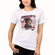 Cyber Y2K Droom Groter Streetwear Grafische T-shir