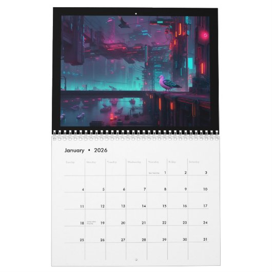 Cyber Zeeen Kalender (Jan 2026)