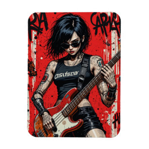 CyberBass Rebellion Flexibele Fotomagneet Magneet