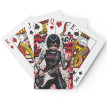 CyberBass Rebellion speelkaarten Shred the Deck