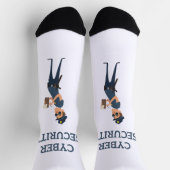 Cyberbeveiliging: de coole agent op patrouille sokken (Top)