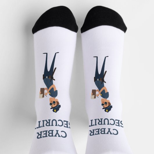 Cyberbeveiliging: de coole agent op patrouille sokken (Top)