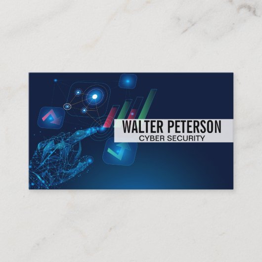 Cyberbeveiliging | Digitale Sporen | Gegevens Info Visitekaartje (Voorkant)