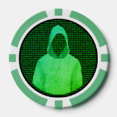 Cyberbeveiliging - een bedrijf met hoge inzetten - poker chips (Voorkant)