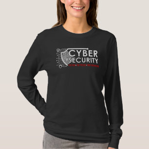 Cyberbeveiliging en bescherming van proud-paranoïd t-shirt