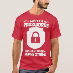 Cyberbeveiliging van Computer Security Cyber Secur T-shirt
