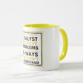 Cyberbeveiligingsanalist We lossen problemen op Mok (Voorkant rechts)