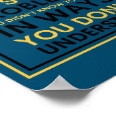 Cyberbeveiligingsanalist We lossen problemen op Poster (Hoek)