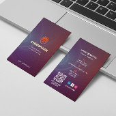 cyberbeveiligingsbedrijf | Moderne Paarse pols Visitekaartje