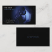 Cyberbeveiligingsdiensten | ONLINE BESCHERMINGSSER Visitekaartje (Voorkant / Achterkant)