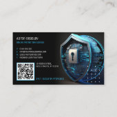 Cyberbeveiligingsdiensten | ONLINE BESCHERMINGSSER Visitekaartje (Achterkant)