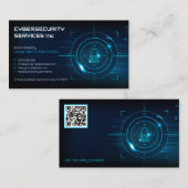 Cyberbeveiligingsdiensten | ONLINE BESCHERMINGSSER Visitekaartje (Voorkant / Achterkant)