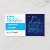Cyberbeveiligingsservices | Beveiligingsadvies Visitekaartje (Voorkant)