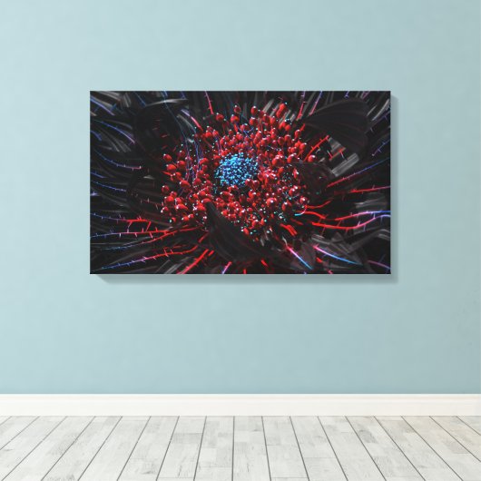 Cyberbloesem Canvas Afdruk (Insitu (Houten vloer))