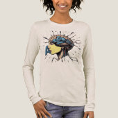 Cyberbrain** Tri-Blend Shirt (Voorkant)