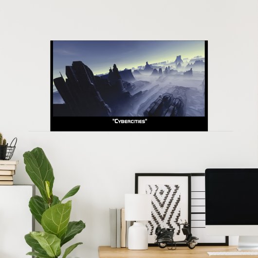 Cybercities Poster (Thuiskantoor)