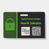 Cyberconferentie & InfoSec Business - Lock & Code Badge (Voorzijde)