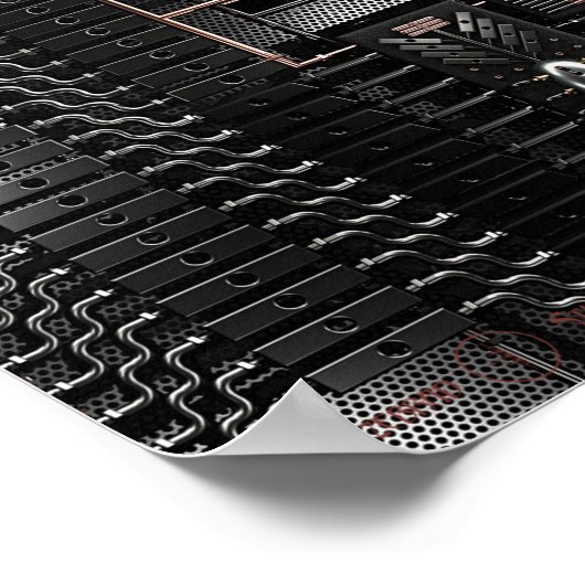 Cybercratisch domein poster (Hoek)