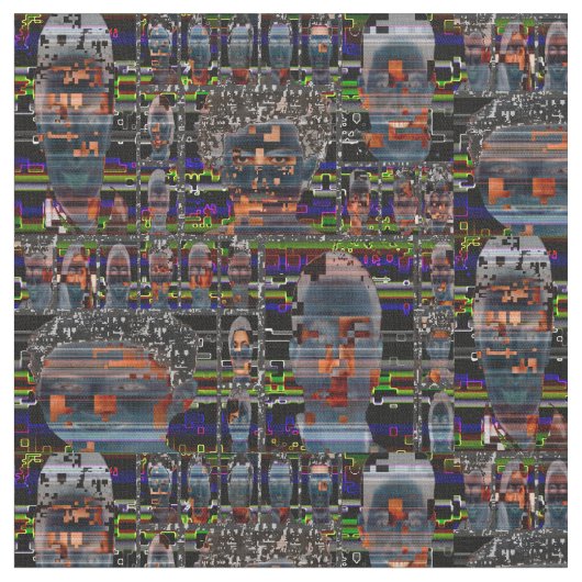 Cyberdazze Hyperface Fabric #1 Anti-Recognition Stof (Close Up)