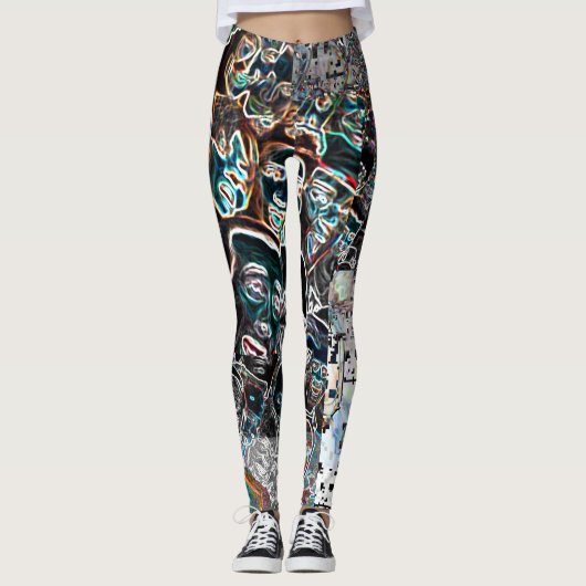 Cyberdazze Leggings tegen gezichtsherkenning #3 (Voorkant)