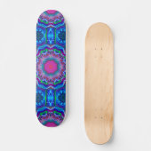 Cyberdelic Kaleidoscope Skateboard (Voorkant)