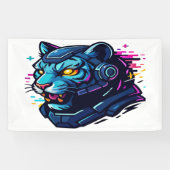 Cyberdieren - futuristische wezens van de digitale spandoek (Horizontaal)