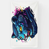 Cyberdieren - futuristische wezens van de digitale spandoek (Verticaal)