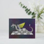 Cyberdragon Briefkaart (Staand voorkant)