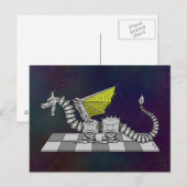 Cyberdragon Briefkaart (Voorkant / Achterkant)
