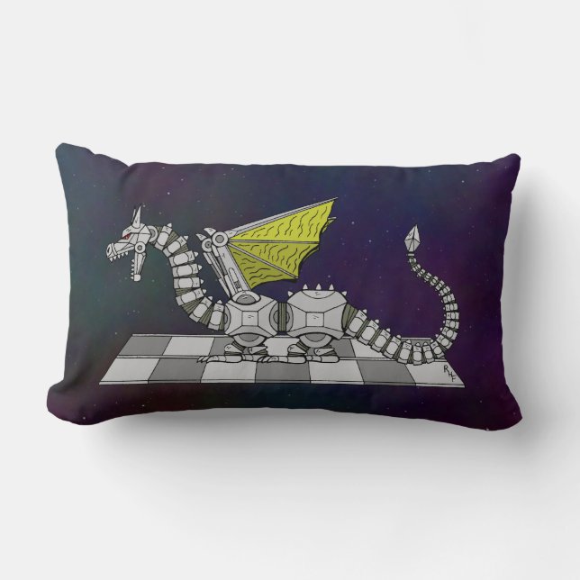 Cyberdragon Kussen (Voorkant)